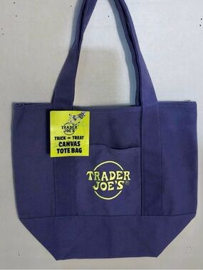 NWT Trader Joe’s Limited EditionTote Bag Mini Purple NEW